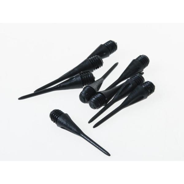 ゲーム ダーツ用 交換パーツ ナイロン製 6MMティップ 30本入り#ブラックA