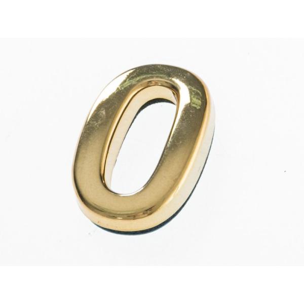 7CM 数字 ナンバー エンブレム ステッカー シール ゴールド#0