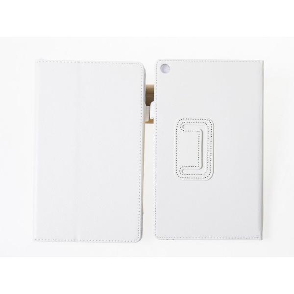 AMAZON KINDLE FIRE HD8 2016用 レイシPUレザー風 スタンドケースカバー#...