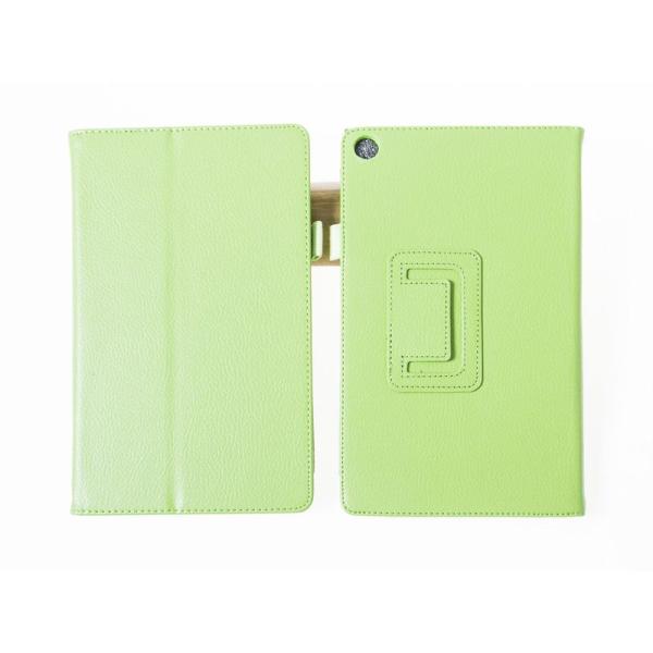 AMAZON KINDLE FIRE HD8 2016用 レイシPUレザー風 スタンドケースカバー#...