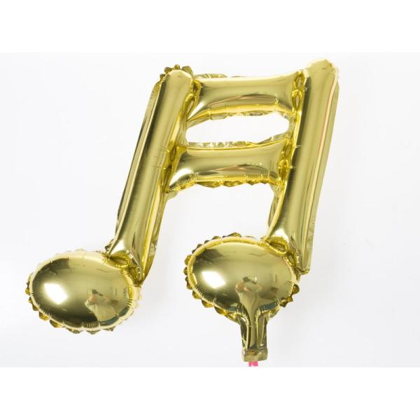 パーティー 結婚式 クリスマス ハロウィン イベント デコ バルーン アルミ風船 16分音符模様 3...