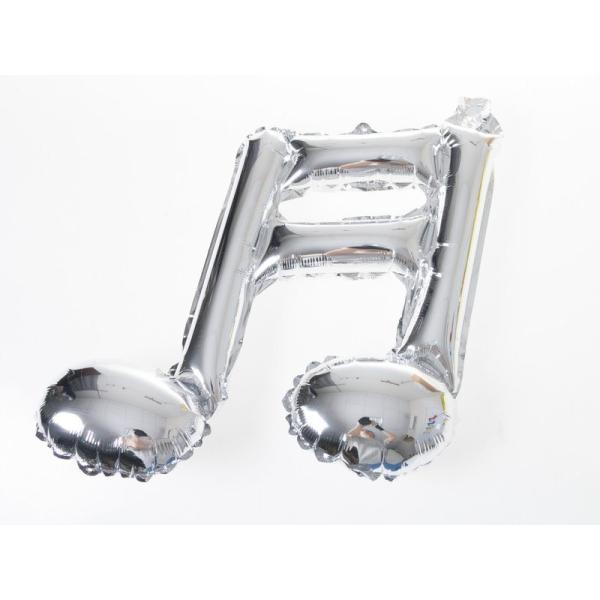 パーティー 結婚式 クリスマス ハロウィン イベント デコ バルーン アルミ風船 16分音符模様 3...