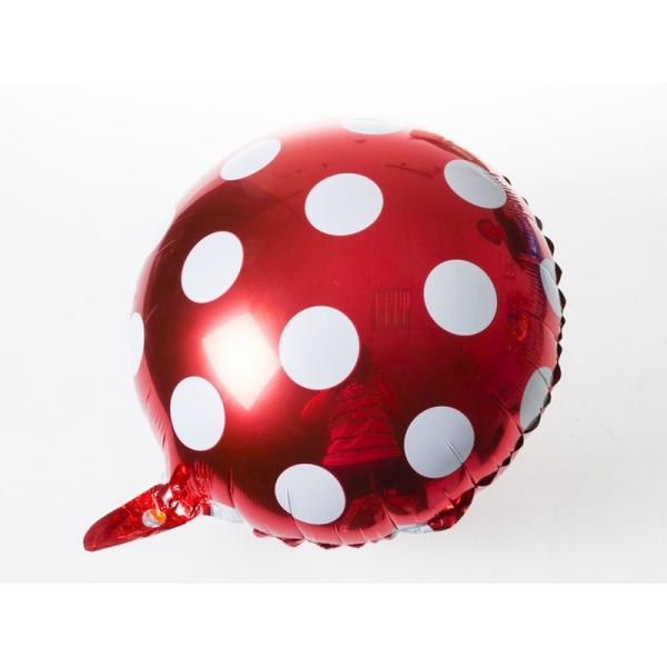 パーティー 結婚式 クリスマス ハロウィン イベント デコ バルーン アルミ風船 水玉 ドット模様 ...
