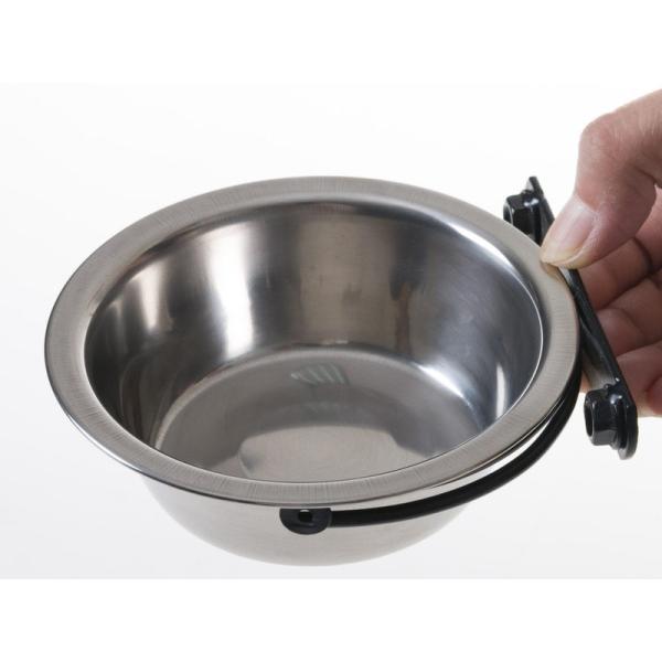 ペット 犬 猫 ペットフード用品 掛けるタイプ ステンレス製 給餌器 給水器 餌やり 水やり 食器#...