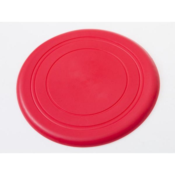 ペット 犬 ワンちゃん用おもちゃ ソフト式 フライングディスク フリスビー 3個入り#レッド