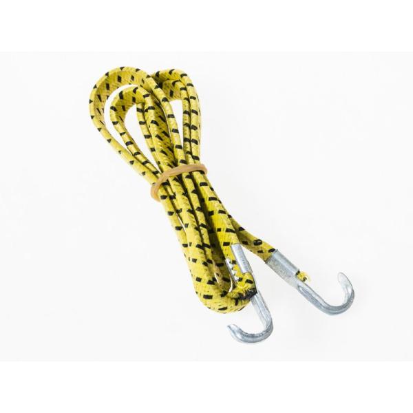 生活雑貨 自転車 バイク 荷物固定 荷造り 荷締め 荷崩れ防止 フック付き ロープ 1.2M