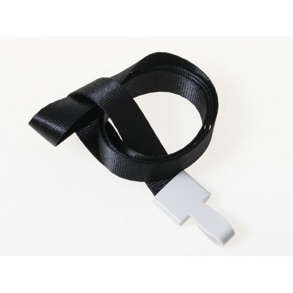 汎用 ネックストラップ クリップタイプ IDカードネーム 名札ケースなど 1.5CM×45CM#ブラ...