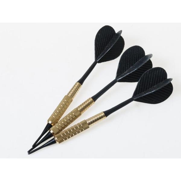 ゲーム 16G デジタルダーツ 電子ダーツ 4.5MMティップ ソフトダーツ 3本入#ブラック