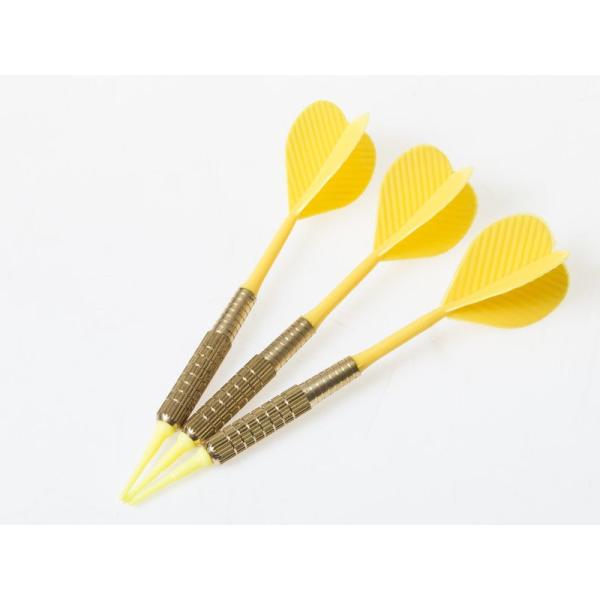 ゲーム 16G デジタルダーツ 電子ダーツ 4.5MMティップ ソフトダーツ 3本入#黄ティップ