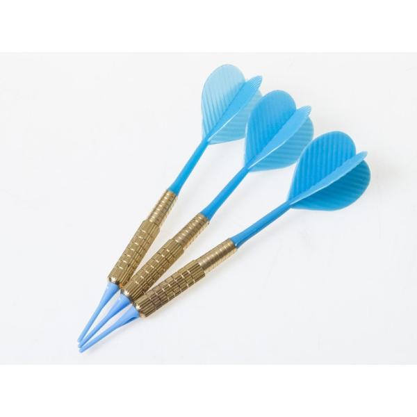 ゲーム 16G デジタルダーツ 電子ダーツ 4.5MMティップ ソフトダーツ 3本入#青ティップ