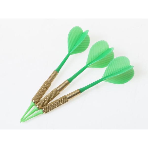 ゲーム 16G デジタルダーツ 電子ダーツ 4.5MMティップ ソフトダーツ 3本入#緑ティップ