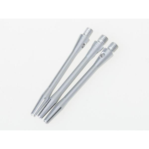 ダーツ用 交換パーツ 2BA 46MM アルミ製 シャフト 3本入#シルバー