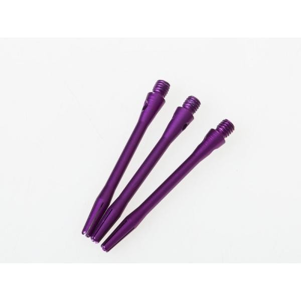 ダーツ用 交換パーツ 2BA 46MM アルミ製 シャフト 3本入#パープル