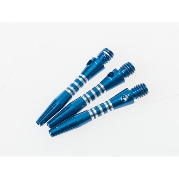 ダーツ用 交換パーツ 2BA 30MM アルミ製 シャフト 3本入#ブルー