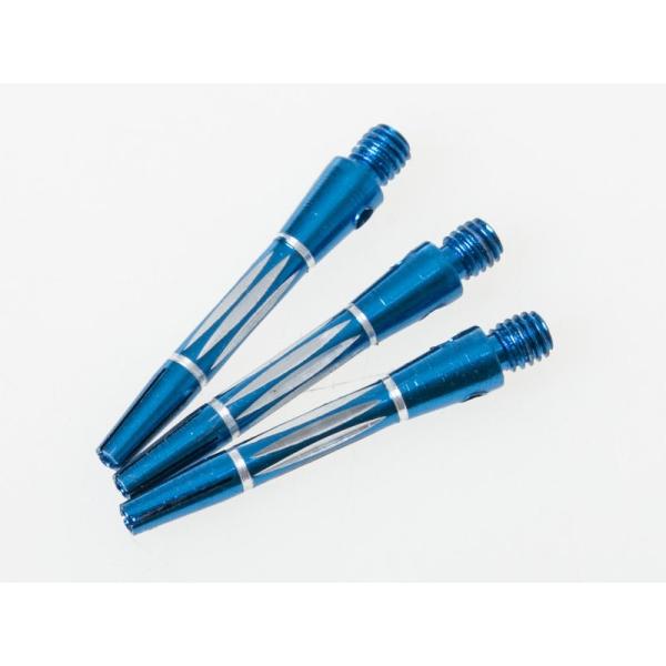 ダーツ用 交換パーツ 2BA 35MM アルミ製 シャフト 3本入#ブルー