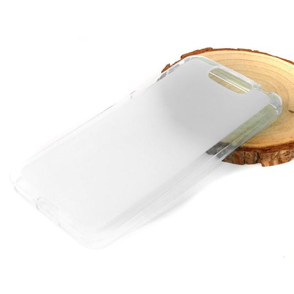 ZTE BLADE V8用 ソフトTPU製 セミクリア ケース 保護カバー#ホワイト