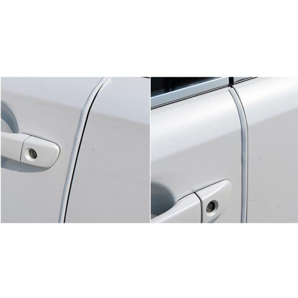 汎用タイプ 自動車用 ドア エッジ モール ガード 5メートル#ホワイト