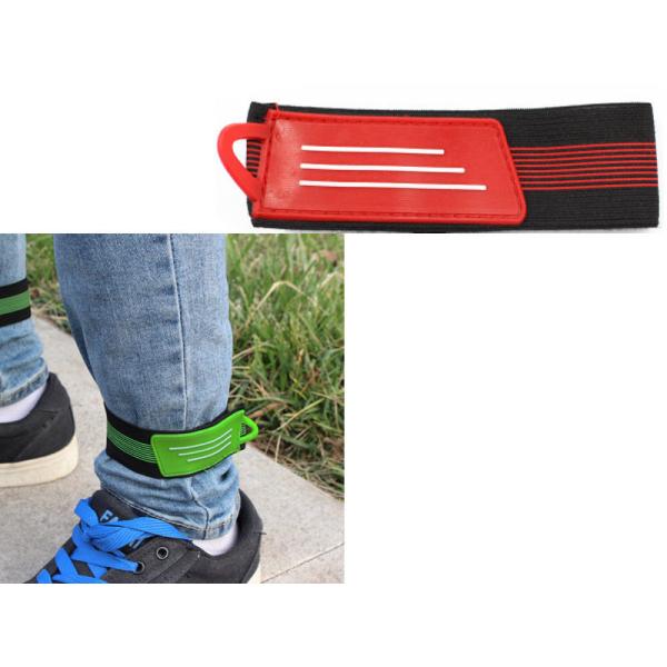 ズボン用バンド レッグバンド ベルト 自転車 バイク 通勤通学 汚れ防止 2本セット#レッド