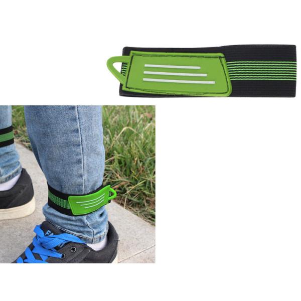 ズボン用バンド レッグバンド ベルト 自転車 バイク 通勤通学 汚れ防止 2本セット#グリーン