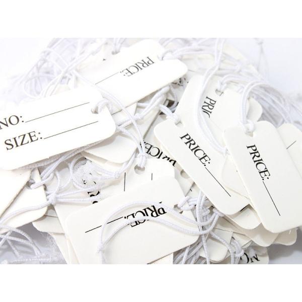 表示タグ ネームプレート プライズタグ 紐付き 価格の標示などに 100個入り#模様14