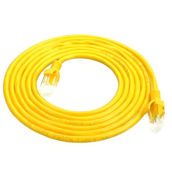 LAN ケーブル RJ45 ネット オス TO オス コネクター 延長 ケーブル 200CM#イエロ...