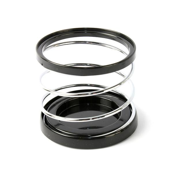 汎用タイプ シンプル バネ風 自動車用 ドリンクホルダー カップホルダー#ブラック