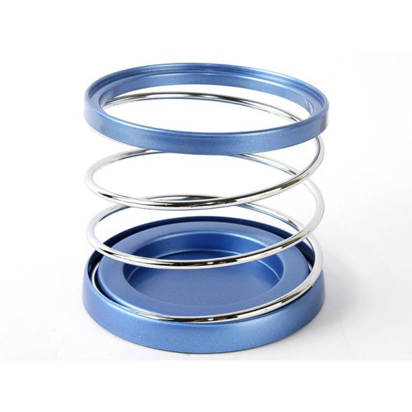 汎用タイプ シンプル バネ風 自動車用 ドリンクホルダー カップホルダー#ブルー