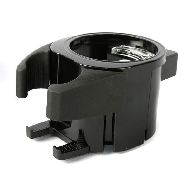 汎用タイプ 自動車用 2 IN 1 スマホ+ドリンクホルダー 携帯スタンド Aタイプ#ブラック