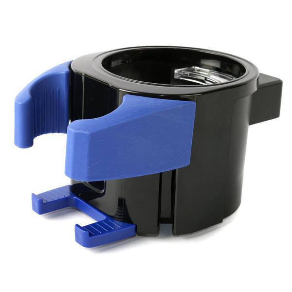 汎用タイプ 自動車用 2 IN 1 スマホ+ドリンクホルダー 携帯スタンド Aタイプ#ブルー