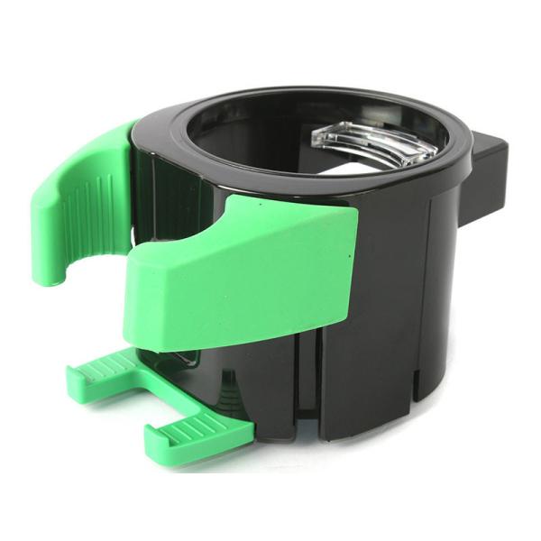 汎用タイプ 自動車用 2 IN 1 スマホ+ドリンクホルダー 携帯スタンド Aタイプ#グリーン