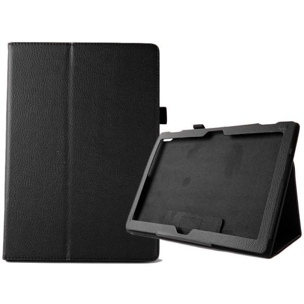 LENOVO TAB 4 10 PLUS TB-X704N専用 PUレザー レイシー調 横開き カバ...