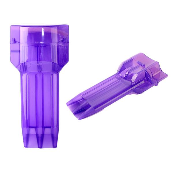 ダーツフライト ダーツの矢用 収納ケース コンパクト ドロップスリーブ キーリング付き 半透明#パー...