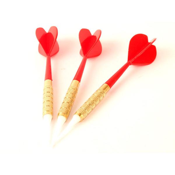 14G デジタルダーツ 電子ダーツ 6MMティップ ソフトダーツ 3本入 フライトB#レッド