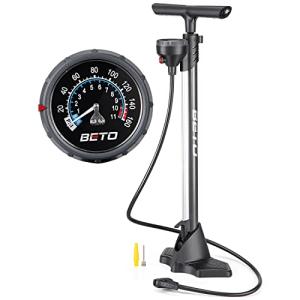 BETO 自転車 空気入れ 仏式/英式 米式 大型ゲージ付き