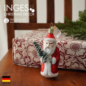 サンタクロース飾り S. GLAUS クリスマスツリー 飾り オーナメント INGE-GLAS MANUFAKTUR 聖