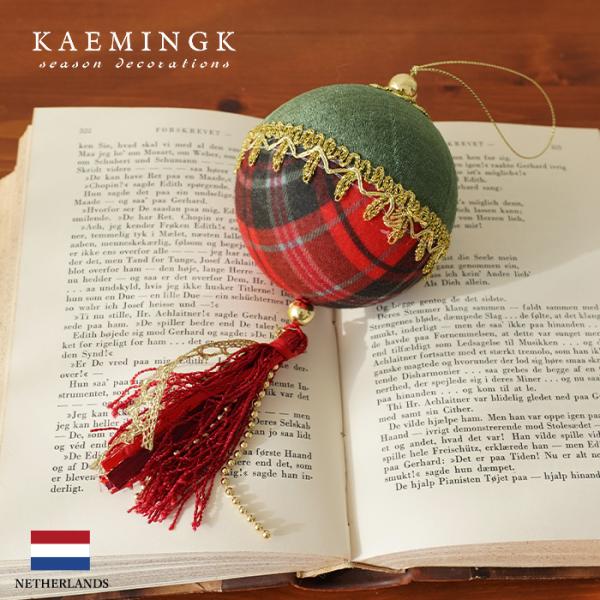 クリスマスツリー オーナメント 飾り ボール 北欧 KAEMINGK (カイミング) ファブリックボ...