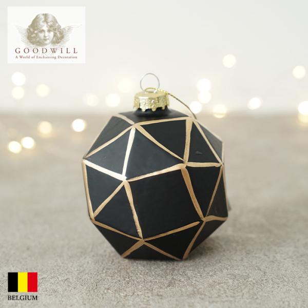 クリスマスツリー 飾り オーナメント ベルギー GOODWILL グッドウィル ファセットカットガラ...