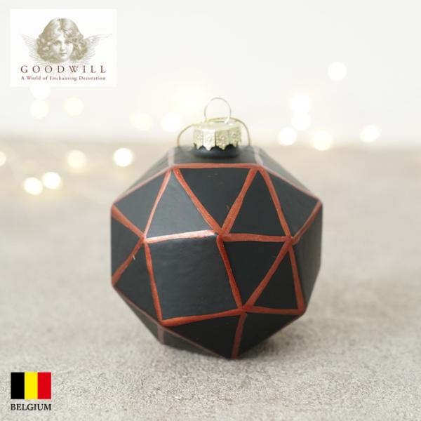 クリスマスツリー 飾り オーナメント ベルギー GOODWILL グッドウィル ファセットカットガラ...