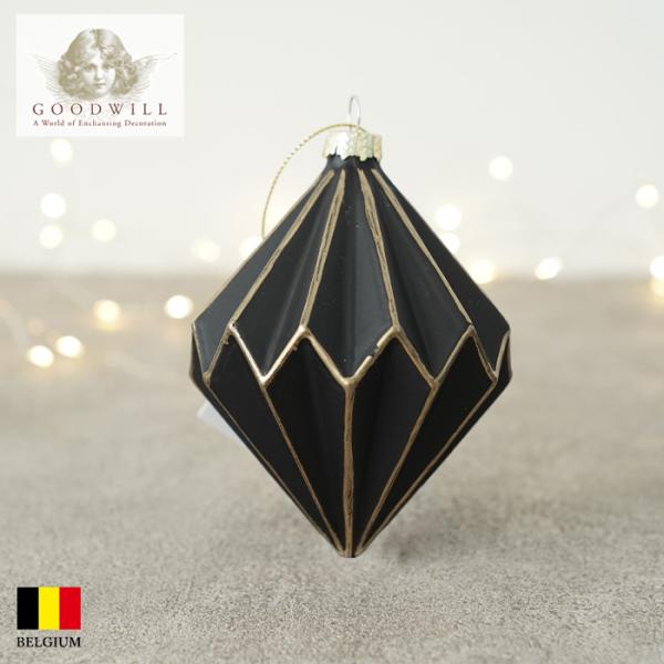 クリスマスツリー 飾り オーナメント ベルギー GOODWILL グッドウィル ファセットカットガラ...