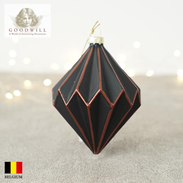 クリスマスツリー 飾り オーナメント ベルギー GOODWILL グッドウィル ファセットカットガラ...