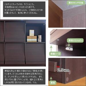 本棚 ディスプレイラック 幅120 レコードラ...の詳細画像2