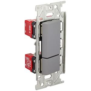 神保電器/NKWスイッチセット 4路+3路ダブル ソリッドグレー NKW02063