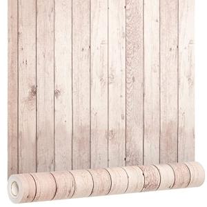 壁紙 シール リメイクシート 木目調 45cm×10m 北欧 厚手 壁紙補修 ウォールステッカー はがせる壁紙 (楓メー