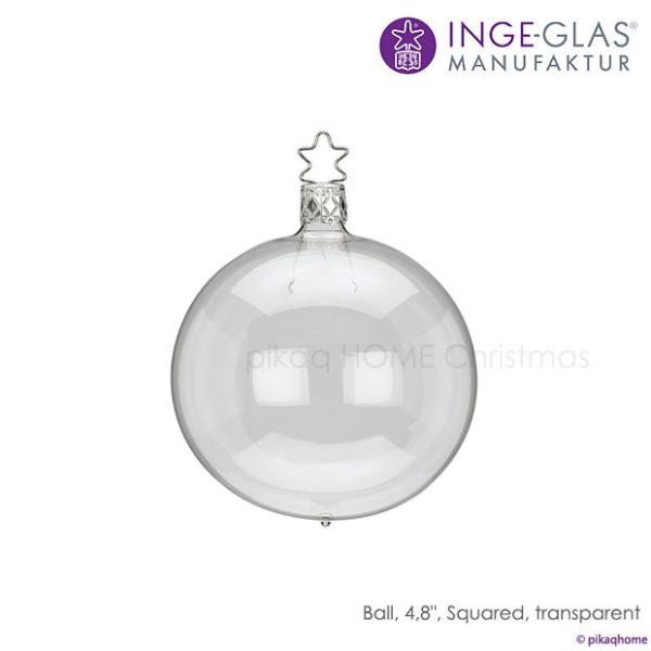 クリスマスツリー 飾り オーナメント ボール 北欧 INGE-GLAS MANUFAKTUR 透明ク...