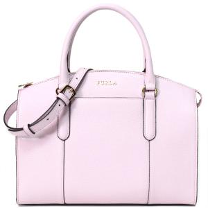 フルラ バッグ FURLA レザー レア ロゴ スモール サッチェル 2way クロスボディ 斜め掛け ショルダー ハンドバッグ ペールピンク 1028627｜pike-st