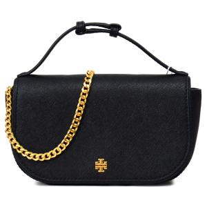 トリーバーチ バッグ TORY BURCH レザー エマーソン トップ ハンドル 2way チェーン ショルダー クロスボディ 斜めがけ ハンドバッグ ブラック 134841｜pike-st