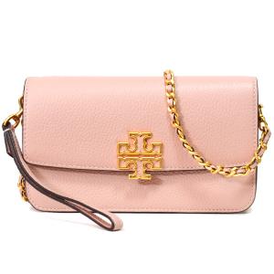 トリーバーチ バッグ TORY BURCH ぺブルレザー ブリテン 3way リストレット チェーン ショルダー ウォレット 斜めがけ クラッチ  ライトメドウスイート 141012｜pike-st