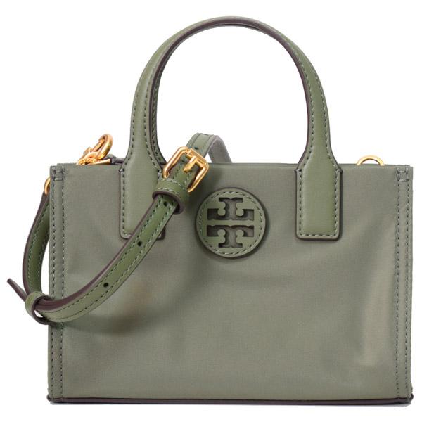 トリーバーチ バッグ TORY BURCH ナイロン レザー エラ ロゴ ミニ トート 2way ク...