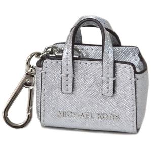 マイケルコース 小物 MICHAEL KORS セルマ バッグ モチーフ レザー キーチャーム キーホルダー キーフォブ シルバー 32H5MKCK4M｜pike-st