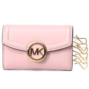 マイケルコース 小物 MICHAEL KORS レザー ロゴ 6連 キーケース ブロッサム 35F9GFTP5L｜pike-st